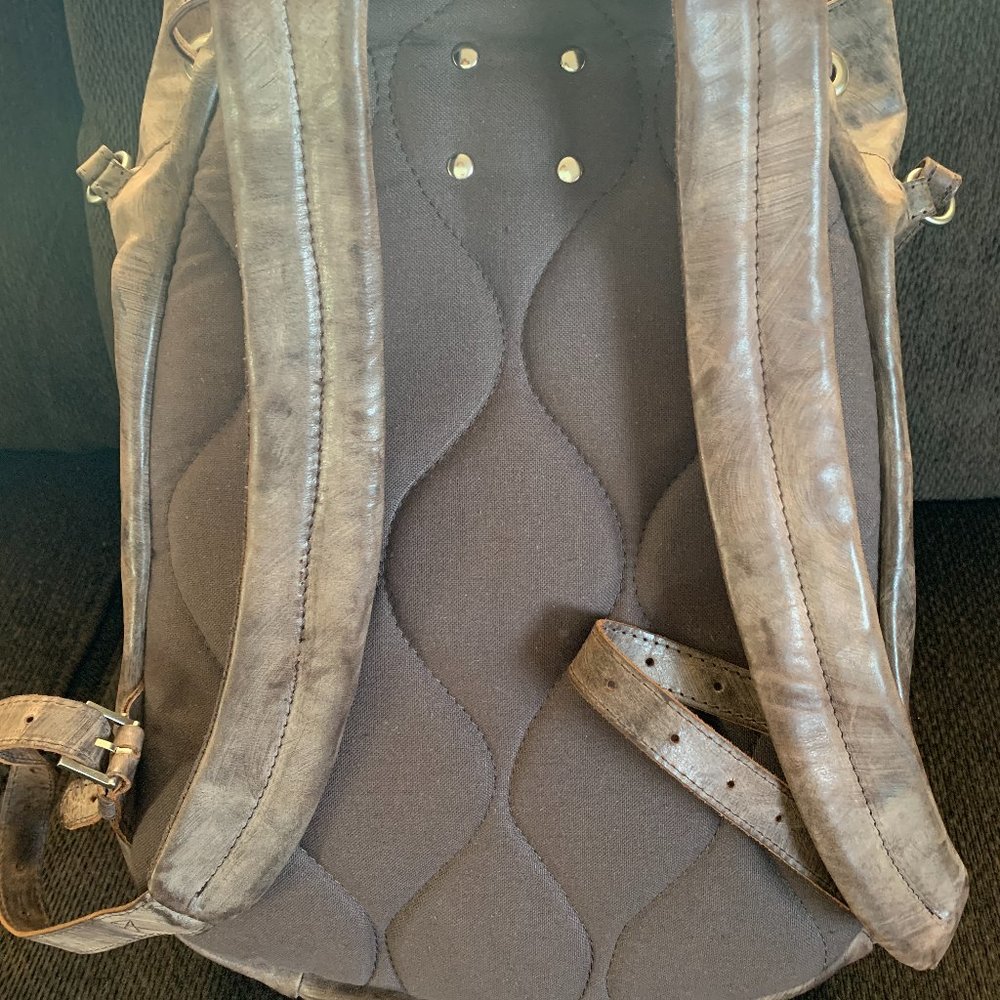 Will Leather Goods Drawstring Bomber Backpack - image 4